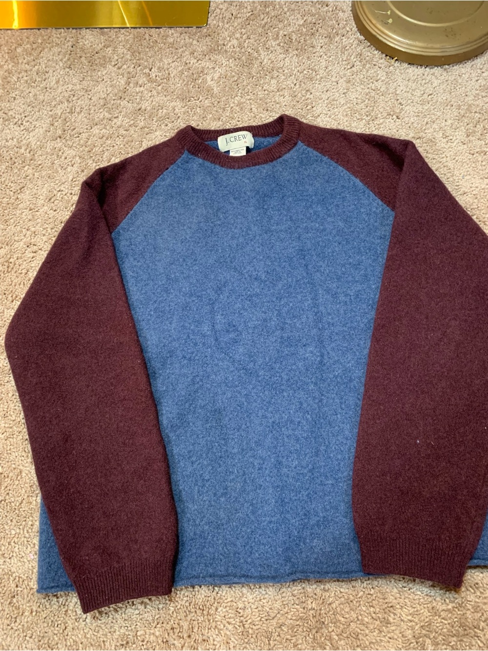 J. Crew 100% Wool Sweater. Vintage. XL